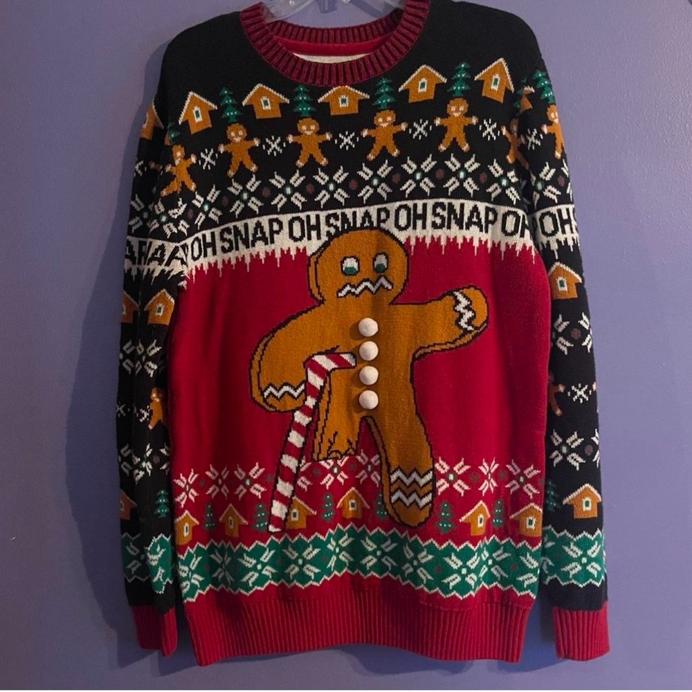 Oh Snap! Festive Ugly Christmas Sweater